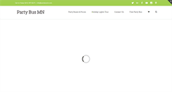 Desktop Screenshot of partybusmn.com
