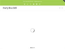 Tablet Screenshot of partybusmn.com
